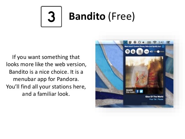 free pandora radio app for mac